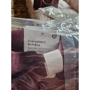 Lululemon Everywhere Belt Bag 1L Burgundy Wine Maroon Waist Pack Fanny Pack NWT